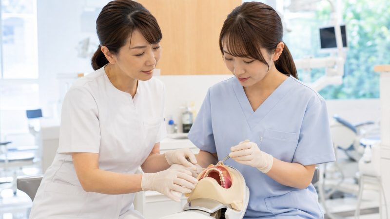 復職研修を受けるブランクのある歯科衛生士